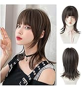 Amazon.co.jp: Airimori レディース フルウィッグ ウルフカット 女性