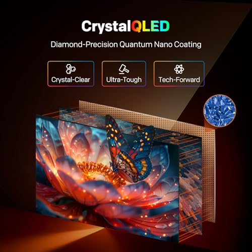 coocaa 138 cm (55 inch) Frameless QLED Ultra Smart Google TV 55Y74 Pro 3 51icUJpSCzL