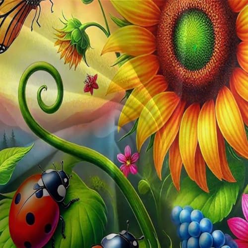 Ensemble de lit tournesol avec fermeture éclair cachée 3D