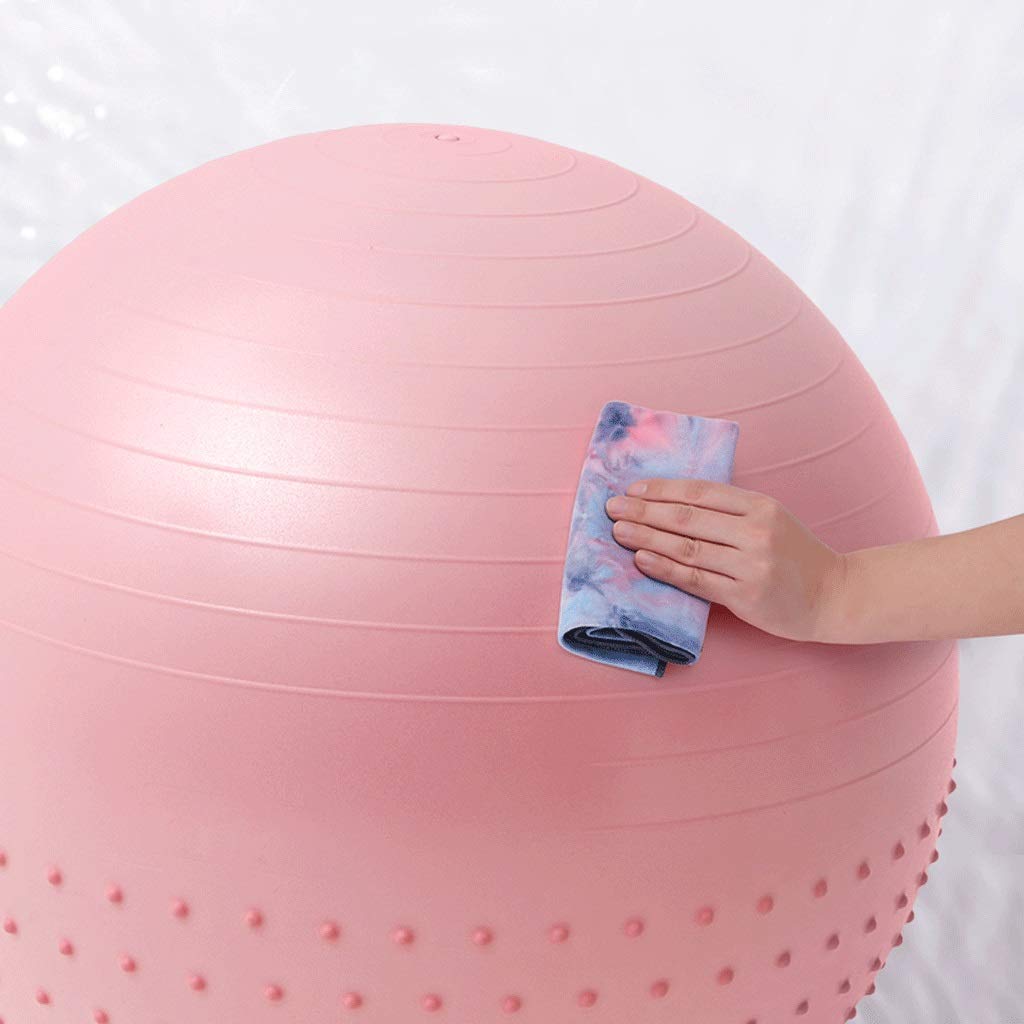Gymnastikball 75cm Übungskugel für Fitness-Balance Ball Yoga Ball Anti-Rutsch- und explosionsgeschützte Massageteilchen für Verbesserung des Gleichgewichts, Rückenschmerzen, Kernstärke & Haltung
