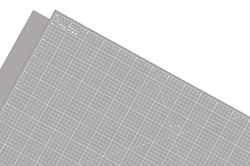 Altera Schneidematte, schneidunterlage A2 (45x60cm), selbstheilend Hobby GRAU mit Raster