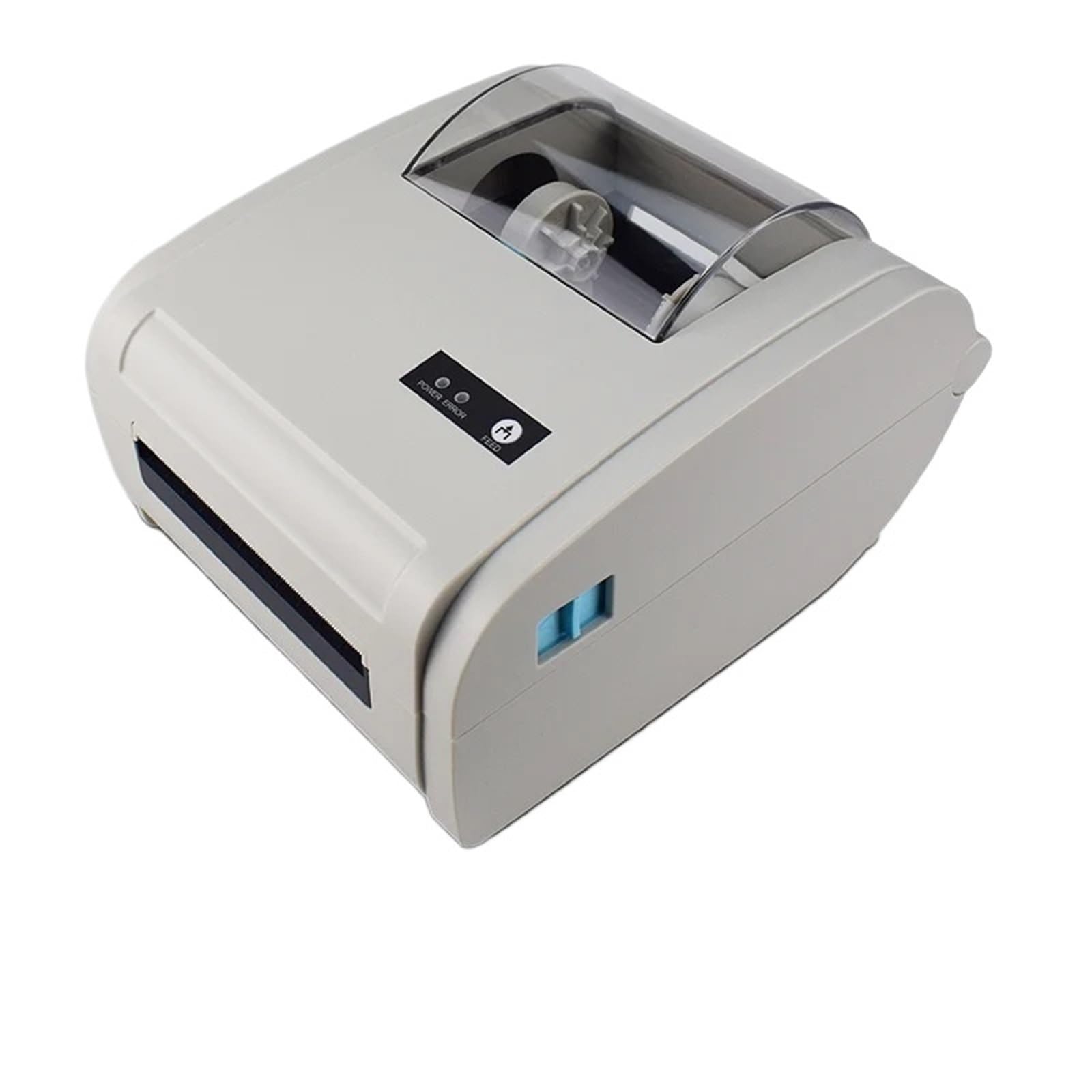 Drukarka naklejek, Drukarka Termiczna USB/Bluetooth/LAN/WIFI 9210 4 Cale Cena Produktu Kod Kreskowy QR Naklejka Szerokość 110 Mm Etykieciarka dla paczki pocztowej, adresu, logo(Grey-USB-only)