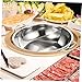 MUELODSIC Olla de Acero Inoxidable Hot Pot Familiar con Compartimento Doble Calentamiento Rápido y Compatible con Estufas de Gas Inducción Fácil de Limpiar Imagen de MUELODSIC Olla de Acero Inoxidable Hot Pot Familiar con Compartimento Doble Calentamiento Rápido y Compatible con Estufas de Gas Inducción Fácil de Limpiar