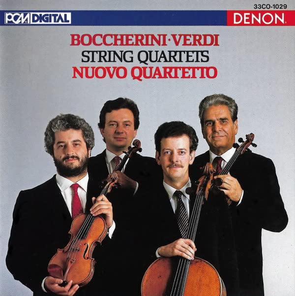ヴェルディ:弦楽四重奏曲他 [Audio CD] Luigi Boccherini; Giuseppe Verdi and Novo Quartetto