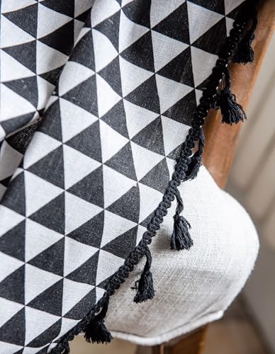 Voilage non transparent anti vis-à-vis | Rideaux coton à crochets