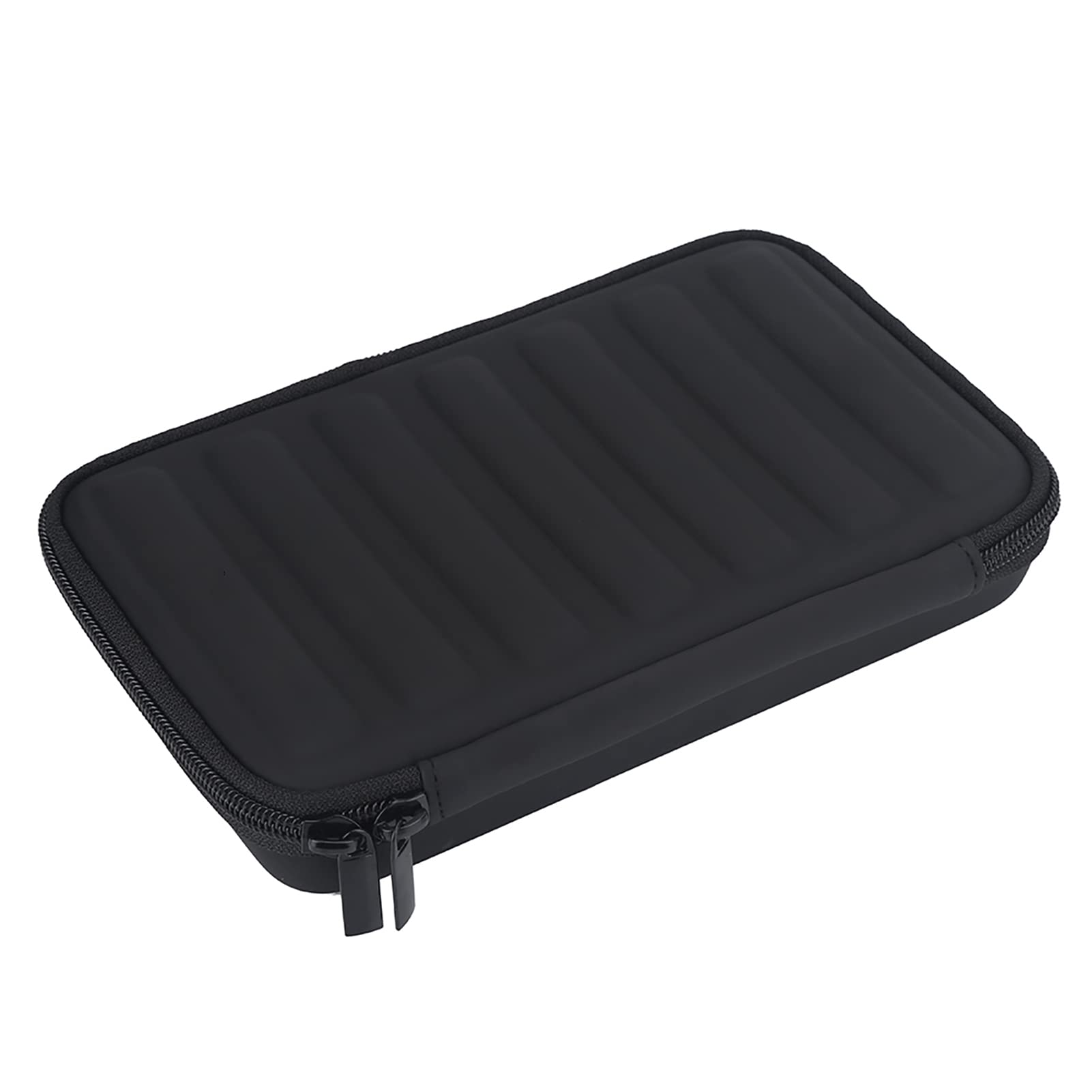 étui pour Harmonica, étui de Transport étuis de Rangement et Pochettes pour 7 Harmonicas en Cuir PU Noir Harmonica à Fermeture éclair