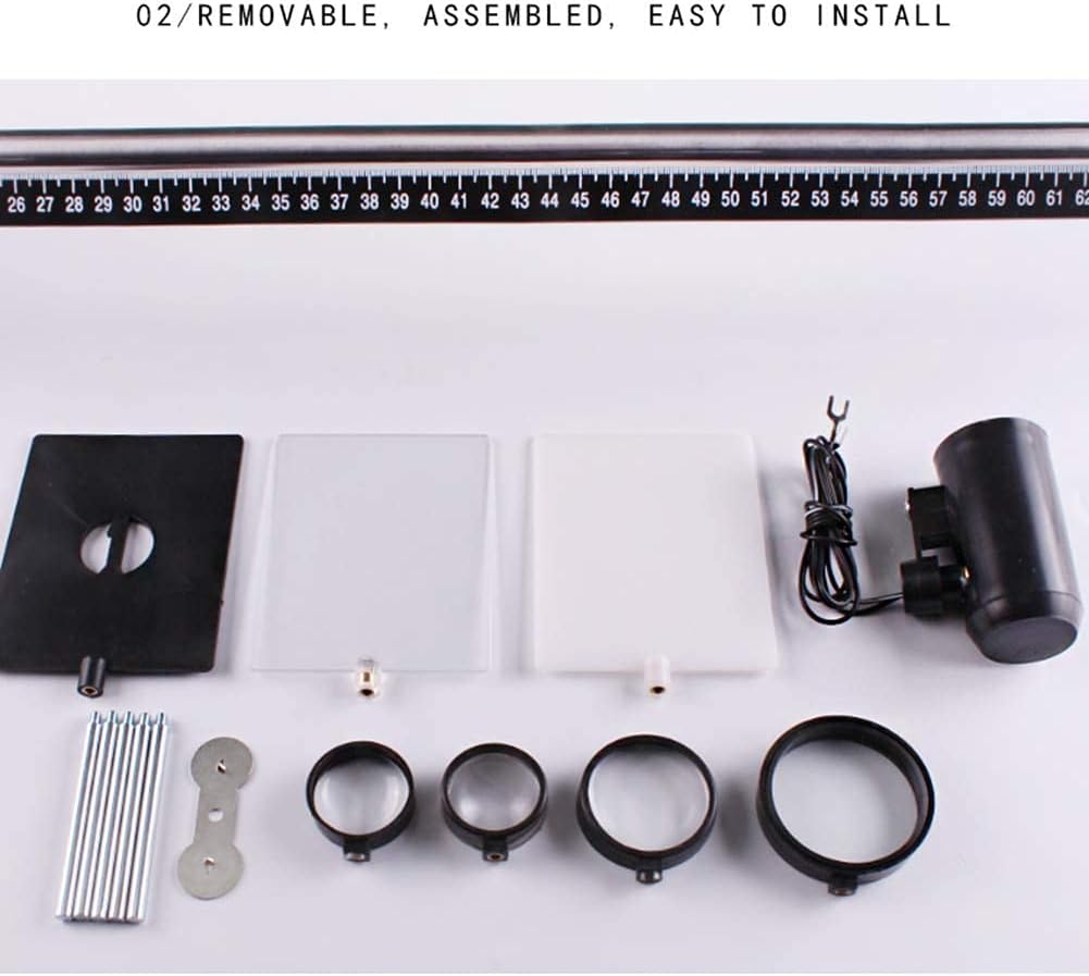 Science Kit Physical Optical Bench Optical Experiment Equipment Concave Lens Convex Lens Demonstrate Imaging Rules Experimental Teaching Aids