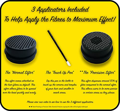 THICKIFY Hair Fibres for Thinning Hair Undetectable & Natural, 28g Bottle, Completely Conceals Hair Loss Instantly - Image 3