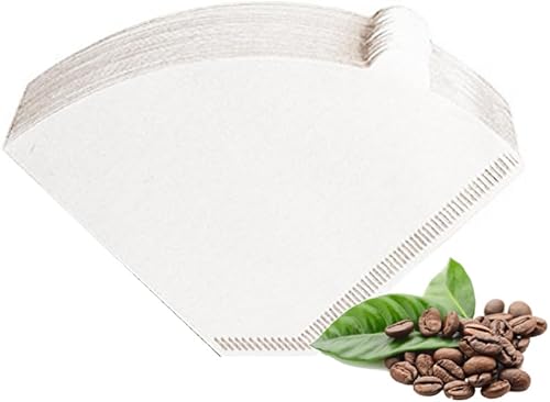 Filtro de café desechables para cafetera Ninja, 100 piezas de filtro de repuesto de cono #2 para cafetera Ninja Dual Brew Filtro de café natural sin