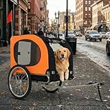 Dog Bike Trailer, Supports up to 88 lbs, Pet Cart...
