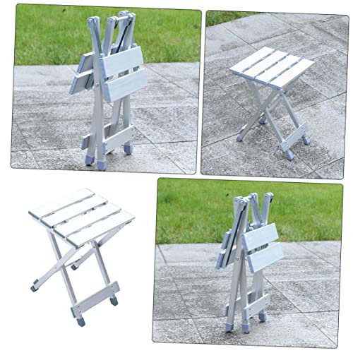 Chaise Camping Pliante VANZACK en alliage aluminium tabouret compact - 5
