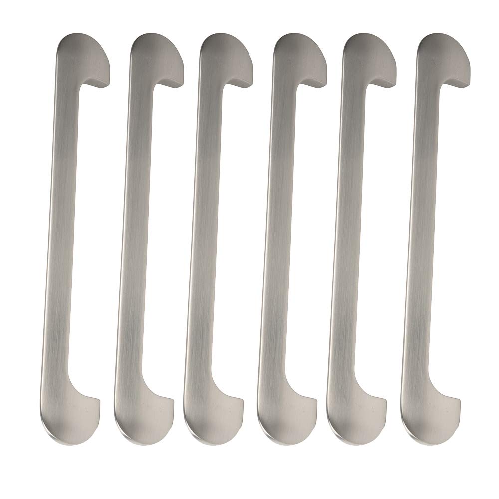 6 Un. TIRADOR Asa 160MM inox mate Mueble COCINA puerta cajón Armario