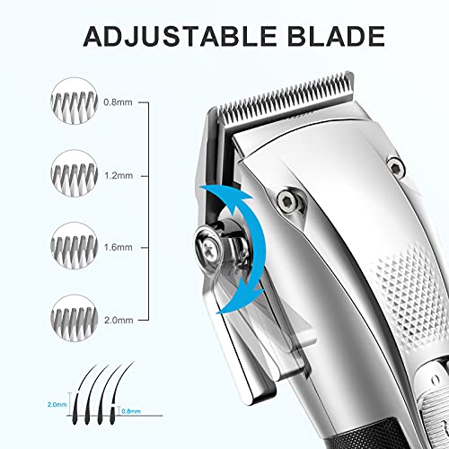 oneisall Dog Clippers Low Noise, 2-Speed Strong Power Dog Grooming Kit Rechargeable Cordless Shavers with Metal Blade… - Image 7