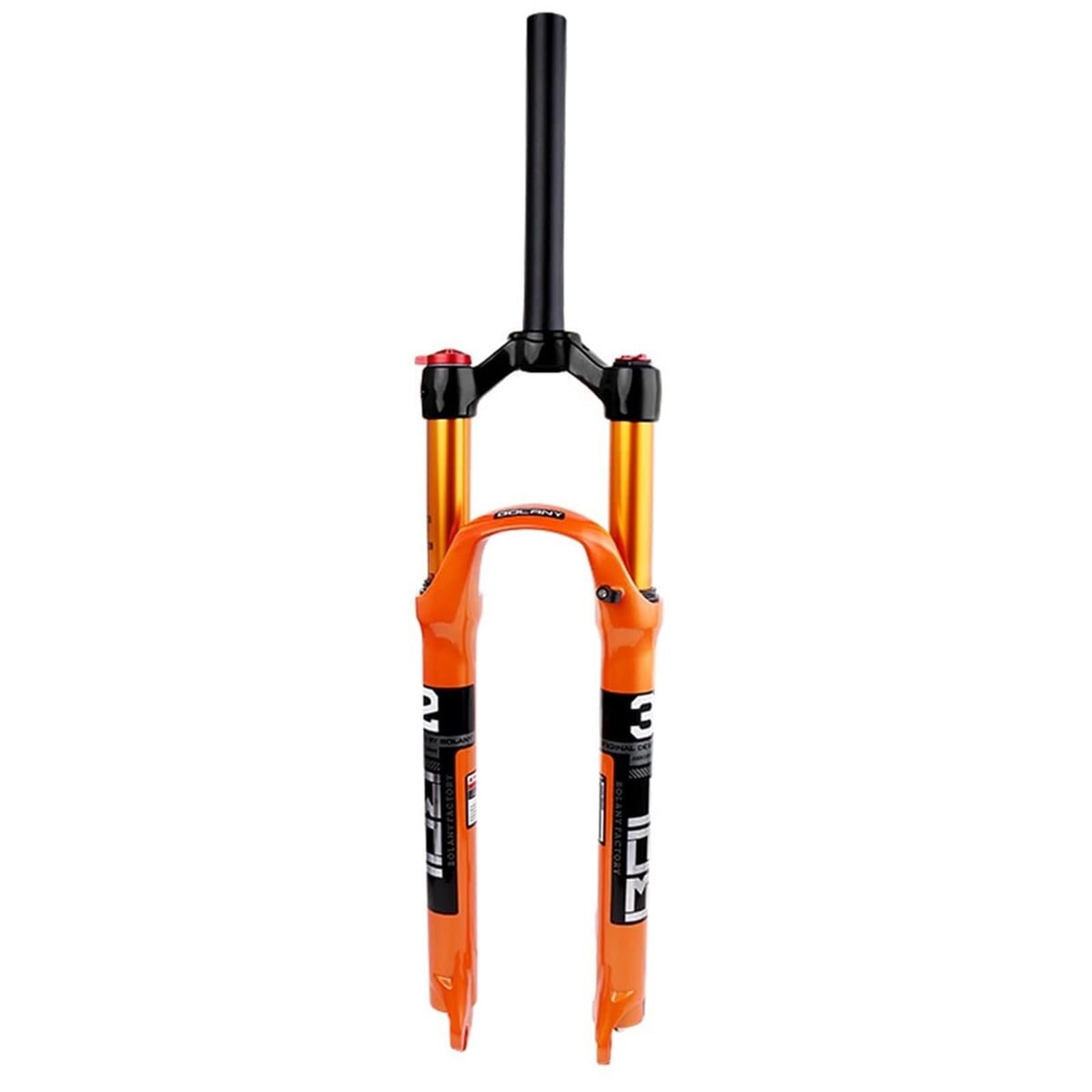 Fourche Avant de vélo 26 27,5 29 Pouces, Amortisseur à air, Suspension, Tube à cône Droit, épaulement, Commande à Distance, Frein à Disque, débattement 100 mm, QR 9 mm