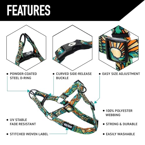 Wolfgang Heavy Duty Adjustable Dog Harness, Pull-Tested for Walking & Training, WildWolf Print, Small by Wolfgang Man & Beast - Image 3