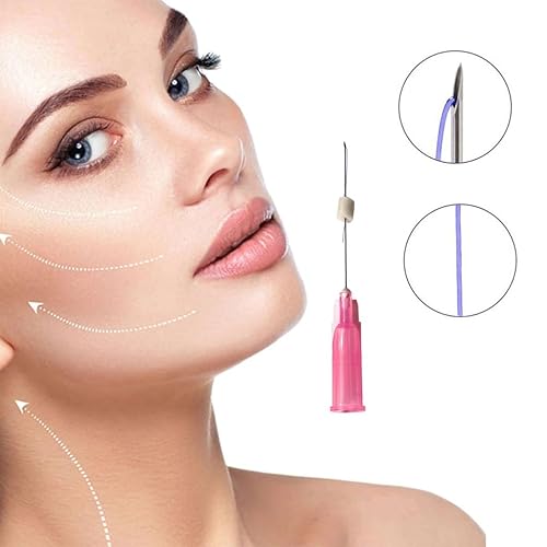 Pdo Threads for Face Lift, Mono Screw Type, 29G38MM,29G25MM,26G60MM, Removing Wrinkle, 20pcs (Screw 29G38MM)