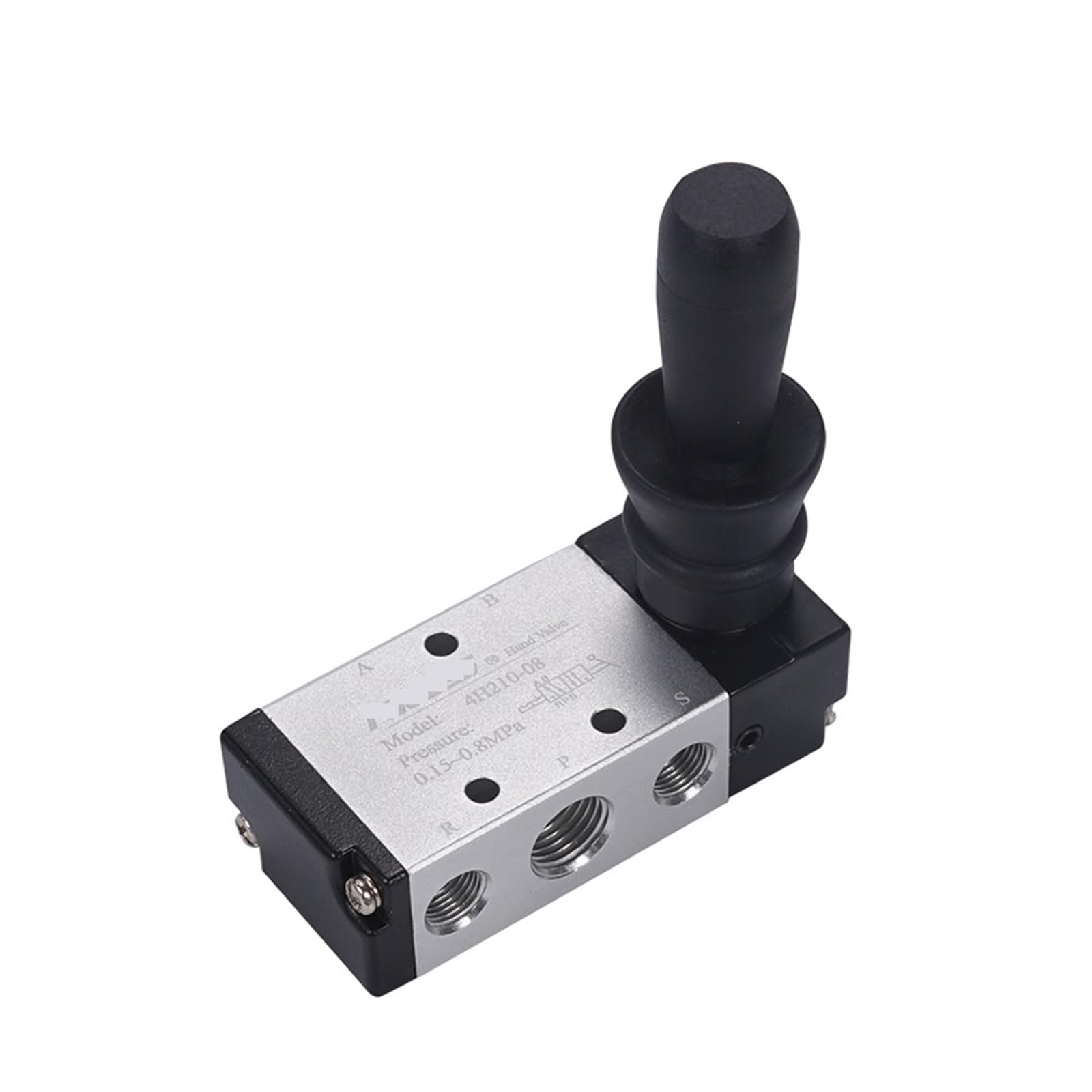 HMNUOQKE 4H210-06 4H210-08 4H310-08 4H310-10 4H410-15 Hand Lever Operated Pneumatic air Valve Electric Solenoid Valve(4H310-08)