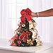 BrylaneHome 2 Ft Fully Decorated Pre-Lit Tabletop Pop-Up Christmas Tree with 30 Warm Lights & Included Stand, Collapsible, Easy Assembly - Multi Color Lights