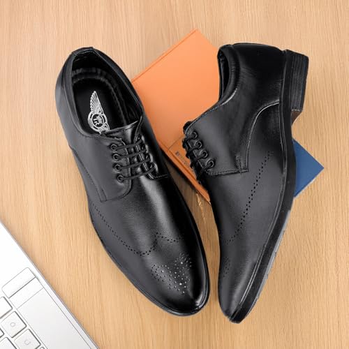 Image of Formal Brogue Lace Up Corporate Casuals for Men