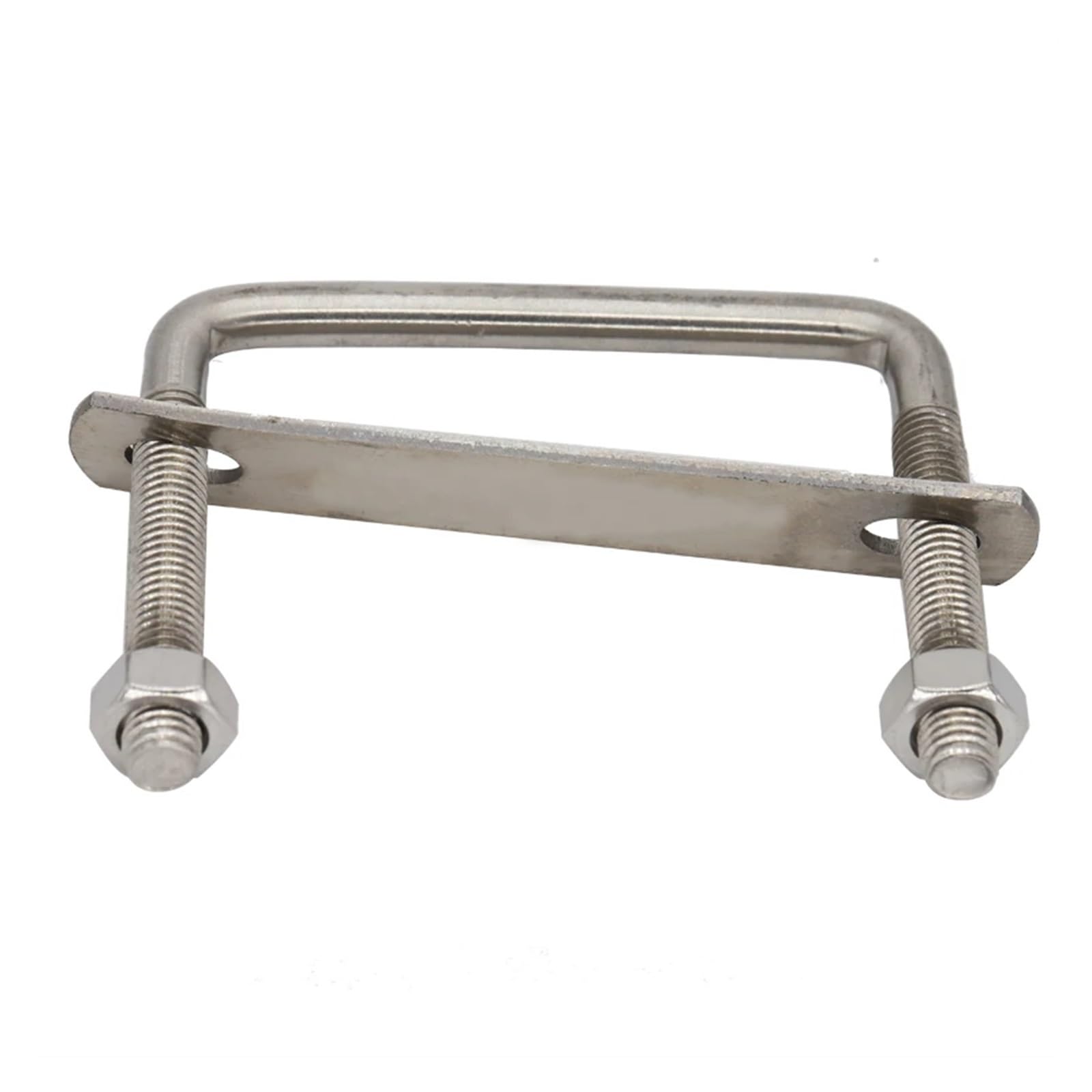 Wenyog 1Piece M10 U-Bolt Od 100Mm 120Mm 150Mm 160Mm 200Mm Length 304 Stainless Steel Pipe Tube Clamp Clip Frame Plate Square Right Angle U Bolt For Used In A Variety Of Situations(M10x90x120)