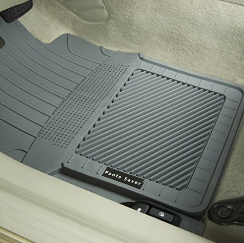 Pantssaver Custom Fits Car Floor Mats For Volkswagen Routan 2011, Front & 2Nd Seat Heavy Duty Floor Mat (4Pc), All Weather Protection For Vehicle, Gray #TOP2