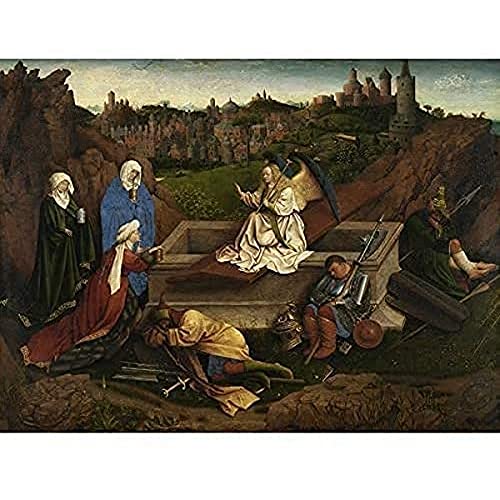 Fine Art Prints Hubert Van Eyck Or Jan Van Eyck Three Marys At Tomb Unframed Wall Poster Home Decor Premium