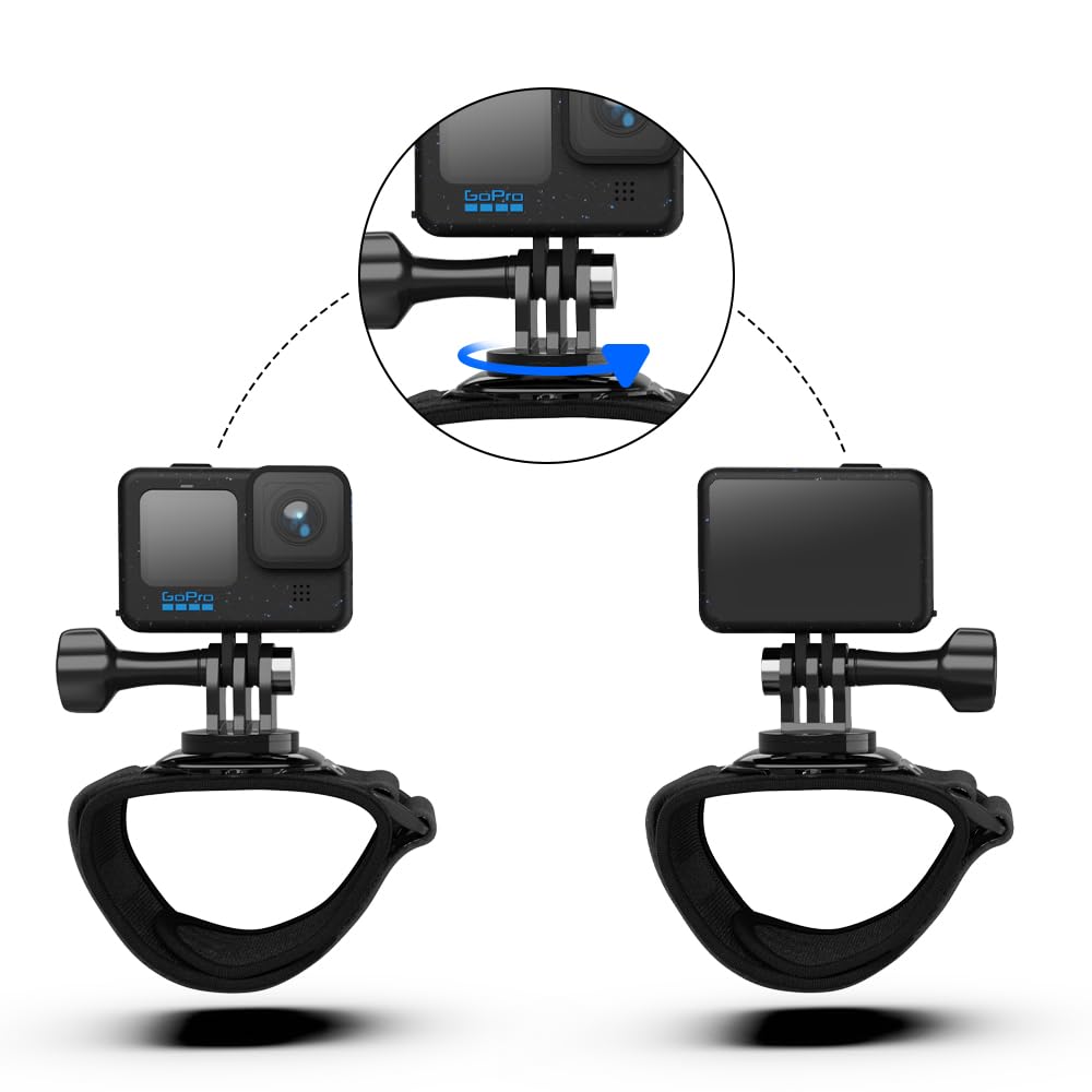 Camera Hand Holder Kit Action Camera Hand Mount Kit - Wrist & Palm ...