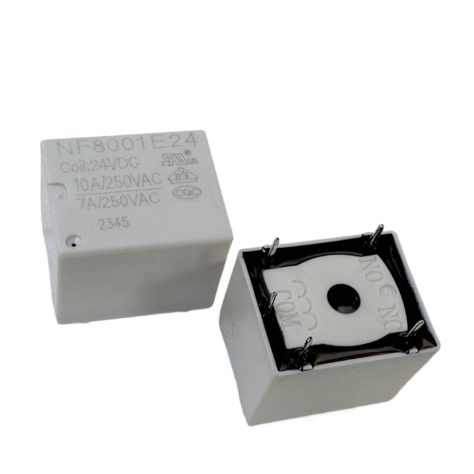 YZWRWRMKTB 1pc NF80081E24 (T73C-Coil:24VDC-10A) Relay 5pins