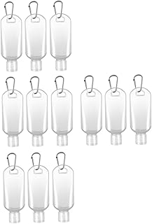 فوميز. 12 قطعة من زجاجات الضغط العلوية القابلة للطي، زجاجات مكياج فارغة، حاوية تخزين بلاستيكية قابلة لاعادة الملء، زجاجات تخزين، زجاجات بخطاف، زجاجات تعبئة، زجاجات للسفر، 12