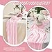 10 Pack Light Pink Cheesecloth Table Runner 17x108 Inch Boho Gauze Cheese Cloth Table Runners for Wedding Party Baby Shower Birthday Home Decor
