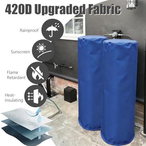 Housse bouteille de gaz 47 kg extérieure imperméable bleu roi