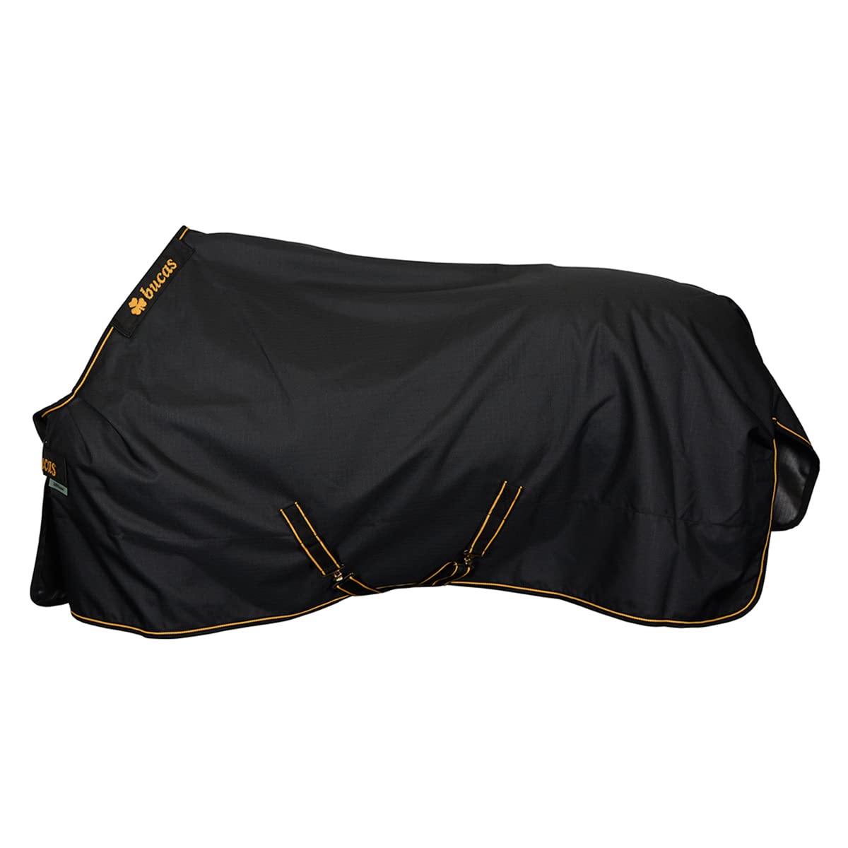Bucas Irish Turnout Light 50g Classic 1200D - Pony - black/gold, Groesse:105