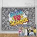Duluxykl Back to School Backdrop,First Day of Kindergarten Banner,Teacher and Students Party Supplies Decoration Banner Photography Background Booth Durable Polyester Fabric Reusable 7x5Ft