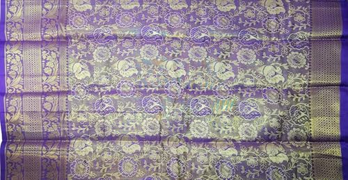Image of VFCollections Women's Kanchipuram Silk Pure Pattu Sarees With Blouse