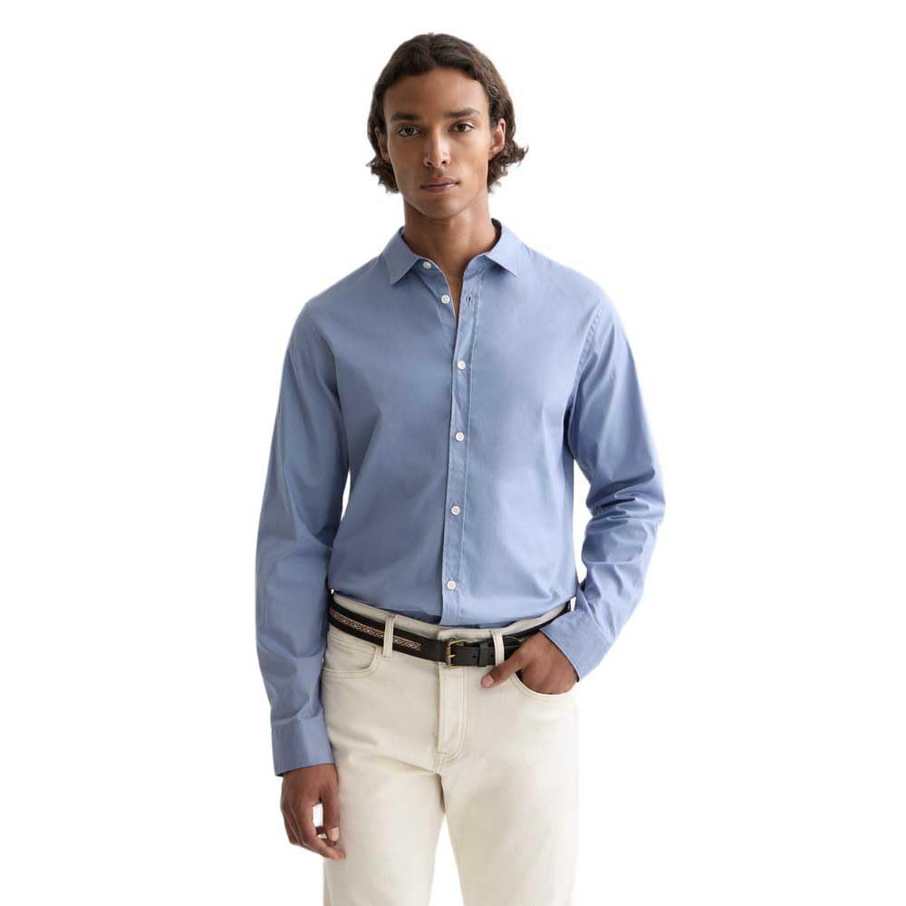 Scotch & Soda Men's Poplin Shirt, Infinity 410, XL