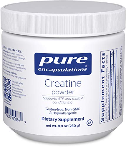 Pure Encapsulations Creatine Powder | Creatine Monohydrate Workout Supplement for Muscle Building and Recovery, Exercise, and Performance* | 8.8 Ounces