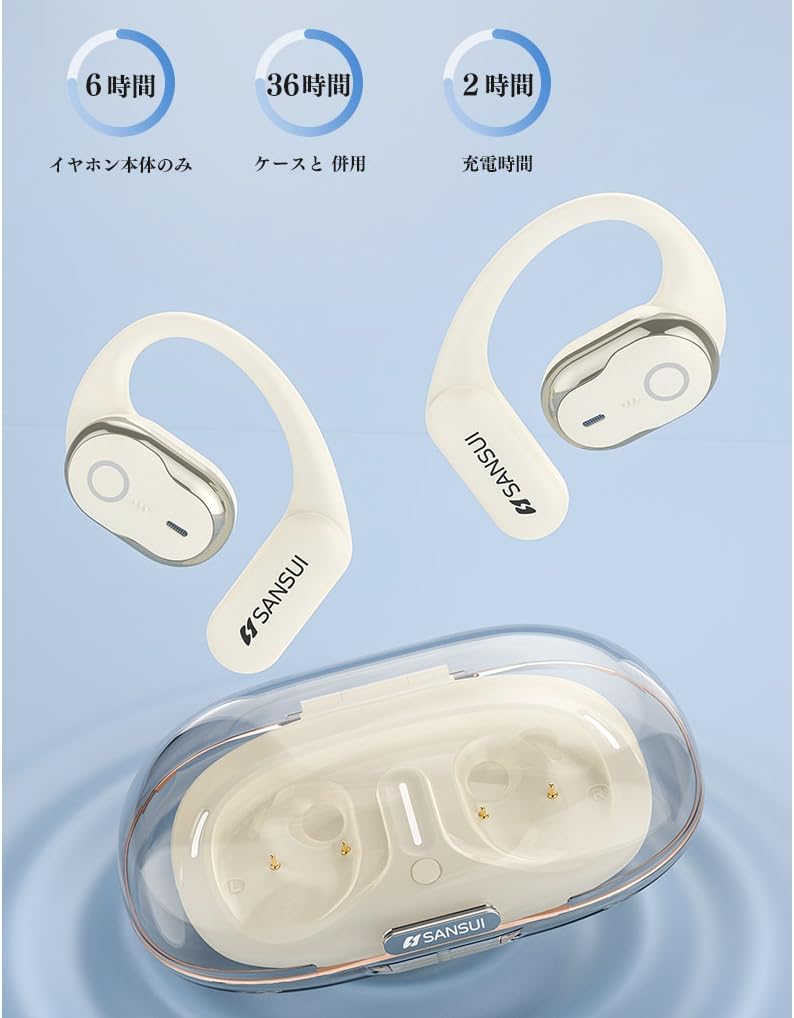SANSUI W26 Earphone Battery Life and Charging