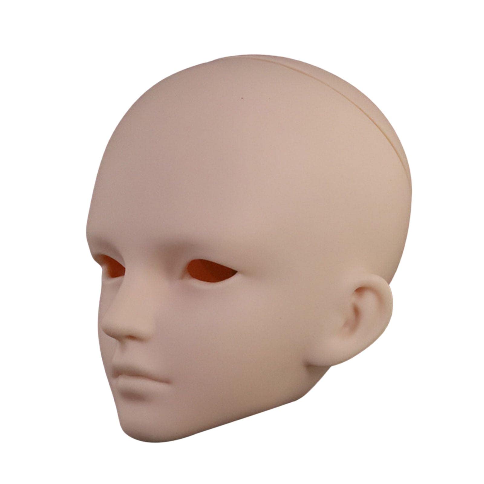 Milageto 60cm 1/3 BJD Male Doll Head Body Parts Ball Jointed Doll Head Toys Doll Single Head DIY for Doll Making BJD Makeup DIY,