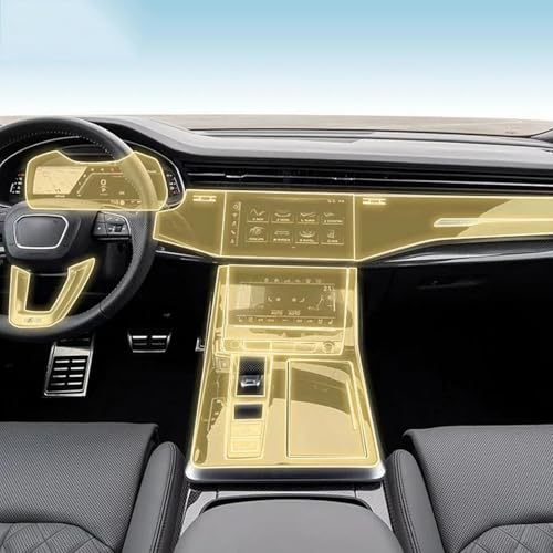 Film TPU transparent Audi SQ8 protection console PPF auto-cicatrisant