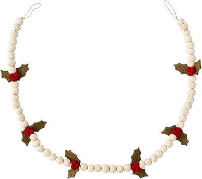 Mud Pie Holly Garland - Thumbnail 3