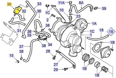 Saab Original 9-3 Charge Air Bypass Control Valve 55354158