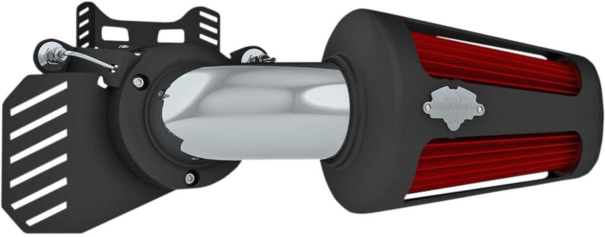 Vance & Hines VO2 90 Air Intake (Chrome with Black) for 08-16 Harley FLHX2