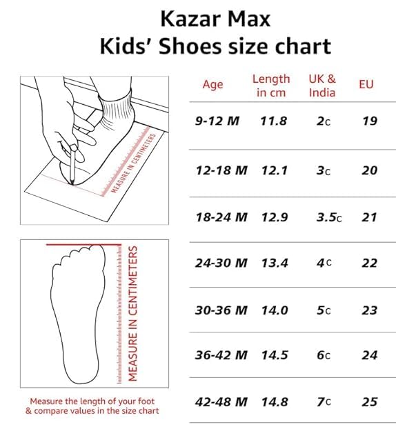Image of KazarMax Baby Girls Lightweight | Casual Ballet Flat Ballerina 9 Month to 48 Month