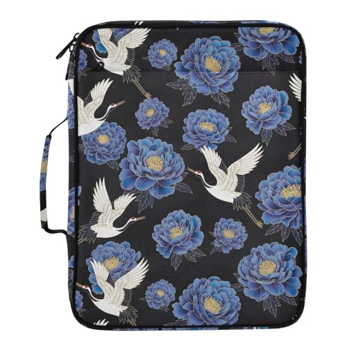 Classeur à anneaux amovibles et trieur extensible Elegant Cranes pour le bureau