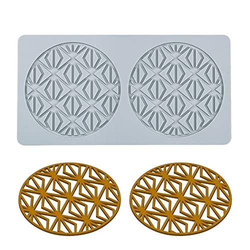 Geometric Silicone Fondant Cake Mold Geometric Shape Candy Molds Chocolate Candy 3D Cupcake Decorating Silicone Moulds, Sugar Craft Cake Decoration, Cupcake Top, Polymer Clay