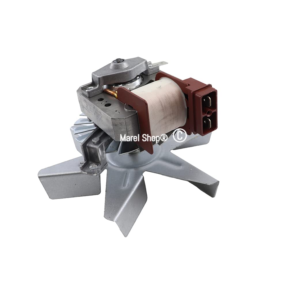 Marel Shop® - Motore motorino con ventola per forno ventilato compatibile con Ariston Indesit per modelli: SQ872T - ST87EX - ST87X - SY36B - SY36W - SY36X - SY51X - S077EW