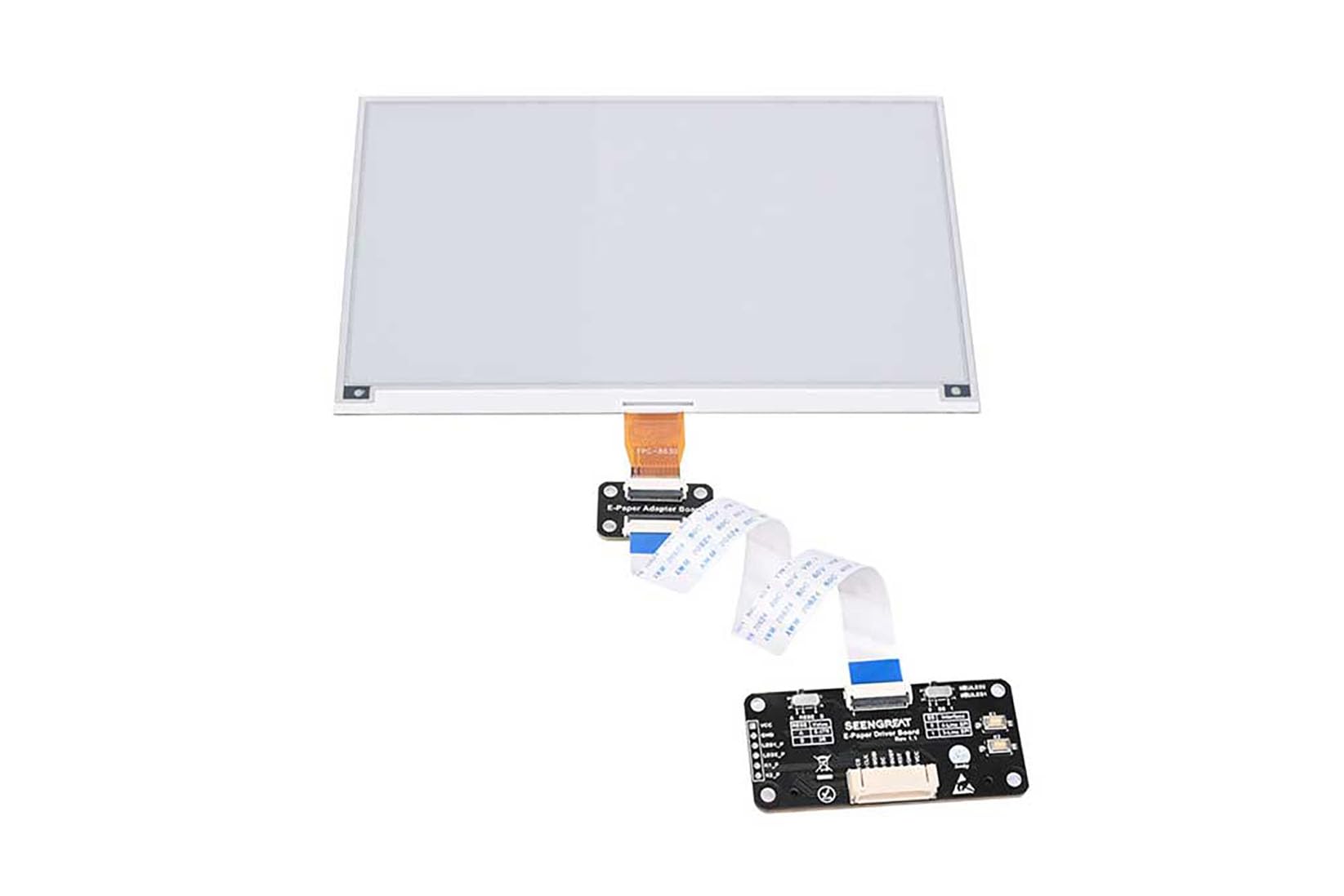 7.5" E-Paper Display HAT per Raspberry Pi, 800x480 Schermo E-Ink Monocromatico con interfaccia SPI, compatibile con Arduino, STM32, ESP32 - Aggiornamento parziale e completo