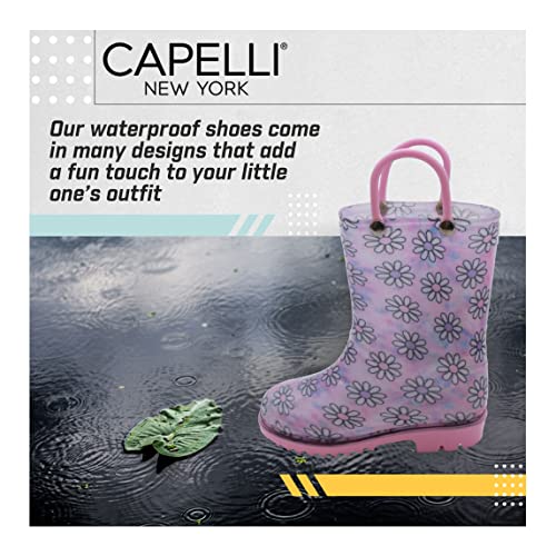 Capelli New York Toddler Girls Rain Boots, Multi Combo, Size 104