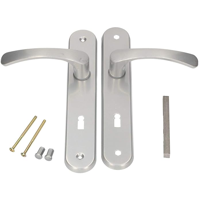Buy KOTARBAU Door Handle 72 mm Left Right Deadlock Silver Door Fitting
