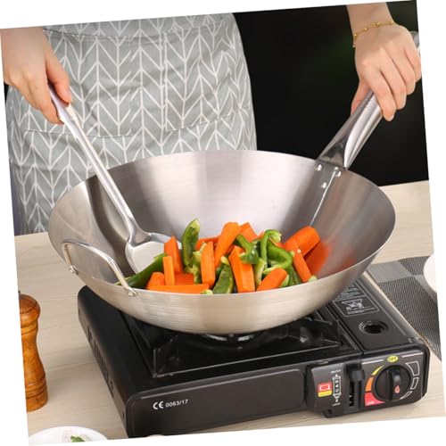 Wok redondo acero inoxidable antiadherente Unomor miniatura 6